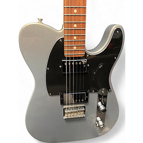 Used Fender Player Telecaster HH Silver Solid Body Electric Guitar Silver