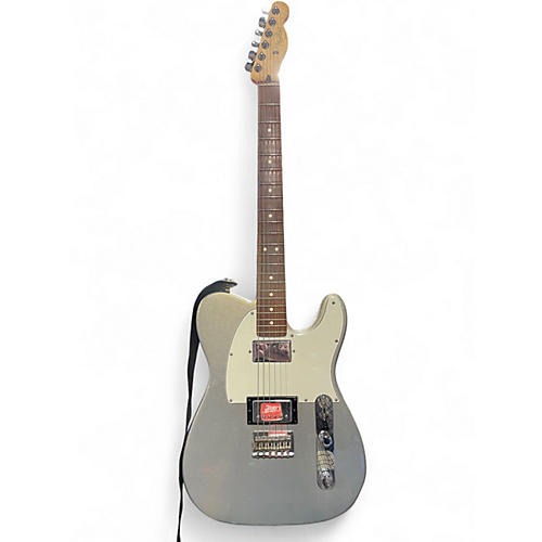 Used Fender Player Telecaster HH Silver Solid Body Electric Guitar Silver