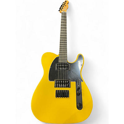 Used Fender Player Telecaster HH Yellow Solid Body Electric Guitar