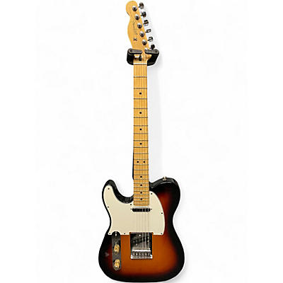 Used Fender Player Telecaster Left Handed 3 Color Sunburst Solid Body Electric Guitar