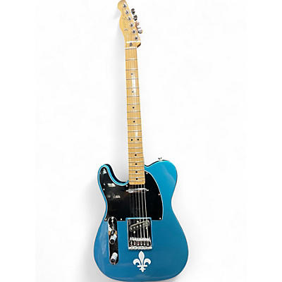 Used Fender Player Telecaster Left Handed Blue Solid Body Electric Guitar