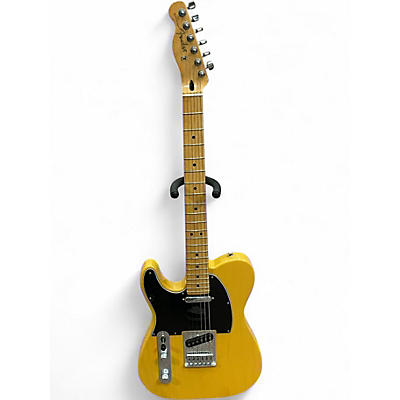 Used Fender Player Telecaster Left Handed Butterscotch Solid Body Electric Guitar
