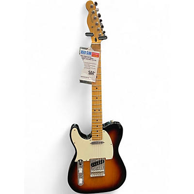 Used Fender Player Telecaster Left Handed Sunburst Solid Body Electric Guitar