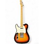 Used Fender Player Telecaster Left Handed Sunburst Solid Body Electric Guitar Sunburst