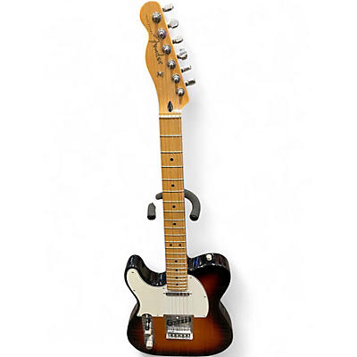 Used Fender Player Telecaster Left Handed Tobacco Burst Solid Body Electric Guitar
