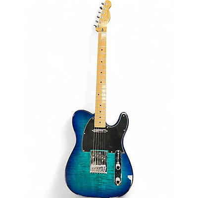 Used Fender Player Telecaster Limited Edition Blue Burst Solid Body Electric Guitar