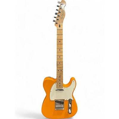 Used Fender Player Telecaster Orange Solid Body Electric Guitar