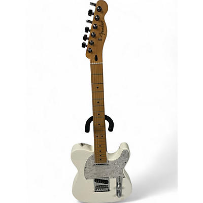 Used Fender Player Telecaster Pearl White Solid Body Electric Guitar