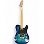 Used Fender Player Telecaster Plus Top Blue Burst Solid Body Electric Guitar Blue Burst
