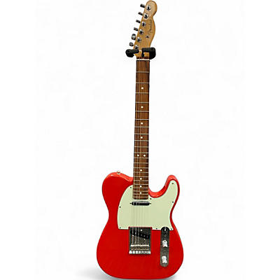 Used Fender Player Telecaster Red Solid Body Electric Guitar