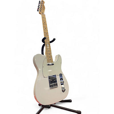 Used Fender Player Telecaster White Solid Body Electric Guitar