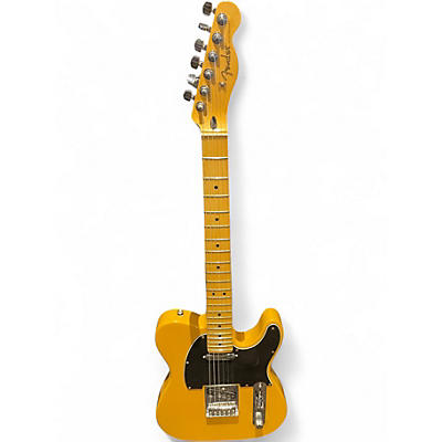 Used Fender Player Telecaster Yellow Solid Body Electric Guitar
