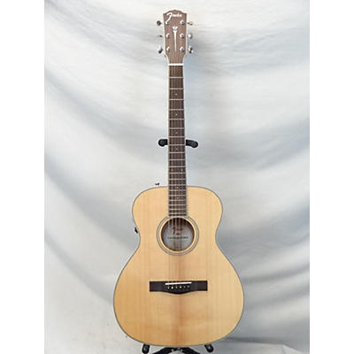 Used Fender Pmte Natural Acoustic Electric Guitar