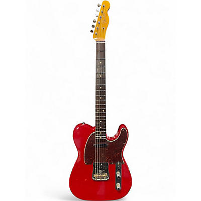 Used Fender Post Mod Telecaster Journeyman Candy Apple Red Solid Body Electric Guitar