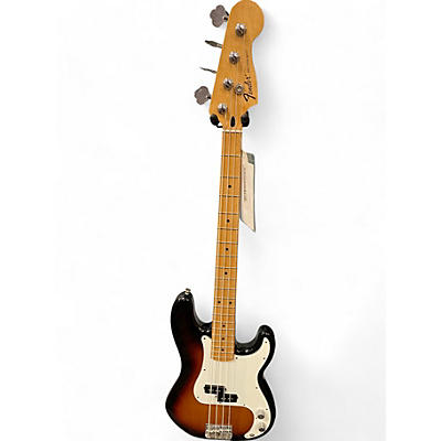 Used Fender Precision Bass 3 Color Sunburst Electric Bass Guitar