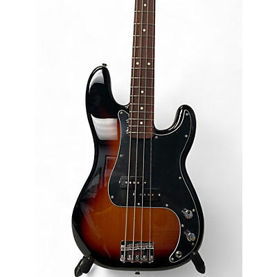 Used Fender Precision Bass Player II Sunburst Electric Bass Guitar