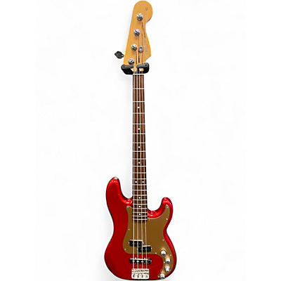 Used Fender Precision Bass Special Active Candy Apple Red Electric Bass Guitar