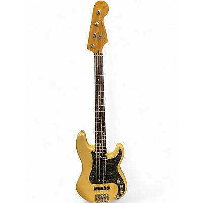 Used Fender Precision Bass Special Active GOLD Electric Bass Guitar