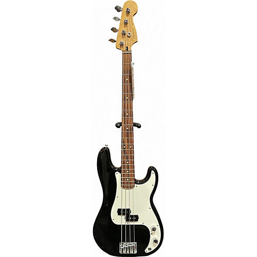 Used Fender Precision Black Electric Bass Guitar Black