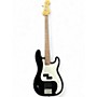 Used Fender Precision bass Black Electric Bass Guitar Black