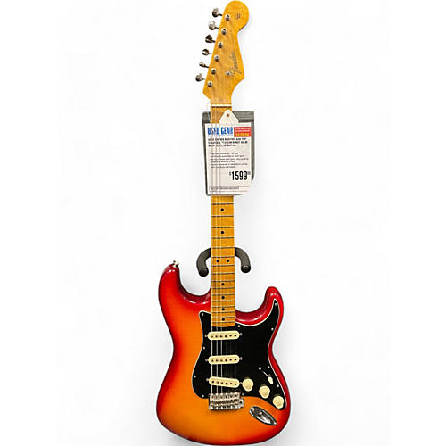 Fender Used Fender RARITIES ASH TOP STRATOCASTER SUN BURST Solid Body Electric Guitar SUN BURST