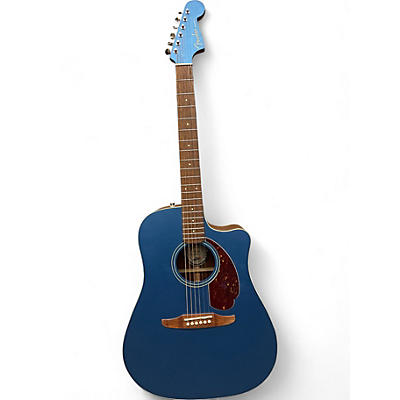 Fender Used Fender REDONDO PLAYER BLUE MET Acoustic Electric Guitar