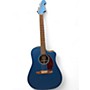 Used Fender Used Fender REDONDO PLAYER BLUE MET Acoustic Electric Guitar BLUE MET