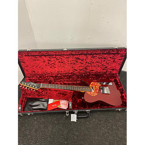 Fender Used Fender Raphael Saadiq Telecaster Dark Red Metalllic Solid Body Electric Guitar Dark Red Metalllic