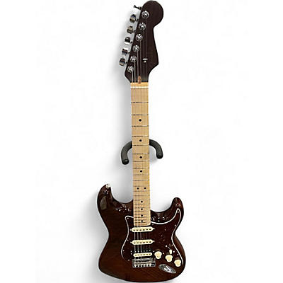 Used Fender Rarities Collect Flame Maple Top Stratocaster Golden Brown Solid Body Electric Guitar