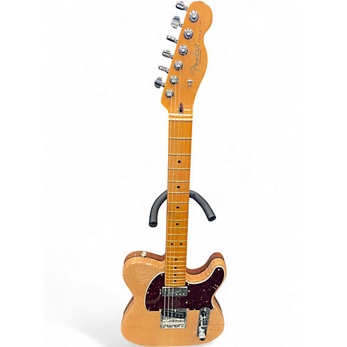 Used Fender Rarities Collection Flamed Maple Top Chambered Telecaster Natural Solid Body Electric Guitar Natural