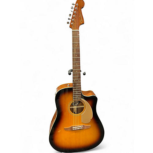 Used Fender Redondo 2 Tone Sunburst Acoustic Electric Guitar 2 Tone Sunburst