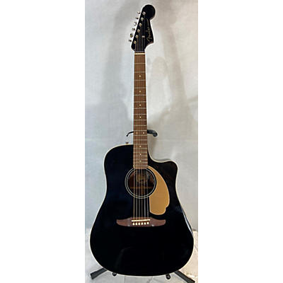 Fender Used Fender Redondo Black Acoustic Electric Guitar