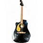 Used Fender Redondo Black Acoustic Electric Guitar Black