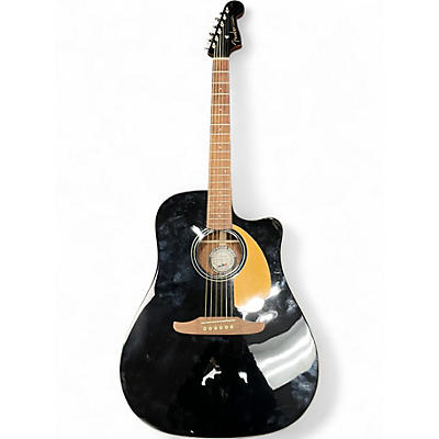 Used Fender Redondo Black Acoustic Electric Guitar