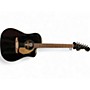 Used Fender Redondo Black Acoustic Electric Guitar Black
