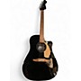 Used Fender Redondo Black and Gold Acoustic Electric Guitar Black and Gold