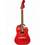 Used Fender Redondo Classic Hot Rod Red Metallic Acoustic Electric Guitar Hot Rod Red Metallic