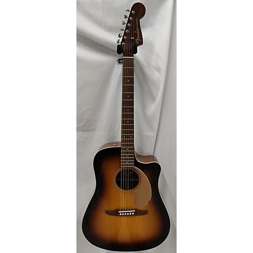 Fender Used Fender Redondo Dark Sunburst Acoustic Electric Guitar dark sunburst