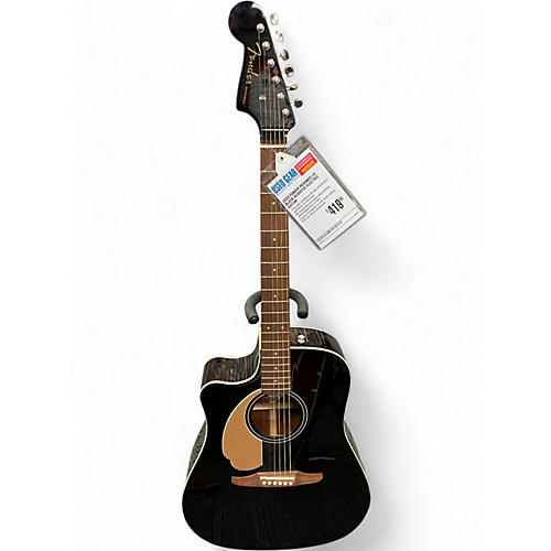 Used Fender Redondo LH Black Acoustic Electric Guitar Black