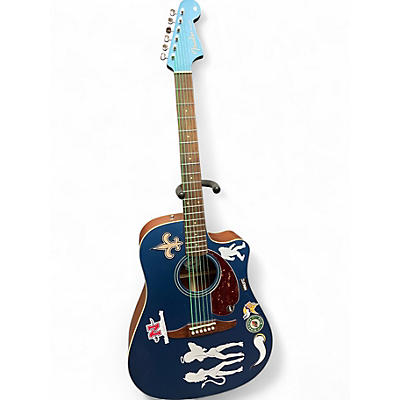 Used Fender Redondo Midnight Blue Acoustic Electric Guitar