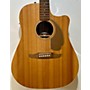 Used Fender Used Fender Redondo Natural Acoustic Electric Guitar Natural