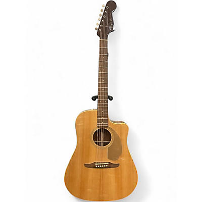 Used Fender Redondo Natural Acoustic Electric Guitar