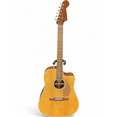 Used Fender Redondo Player Natural Acoustic Guitar