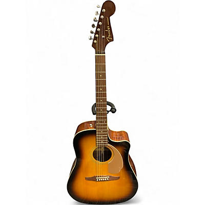 Used Fender Redondo Player Sunburst Acoustic Electric Guitar