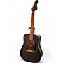 Used Fender Redondo Satin Black Acoustic Electric Guitar Satin Black