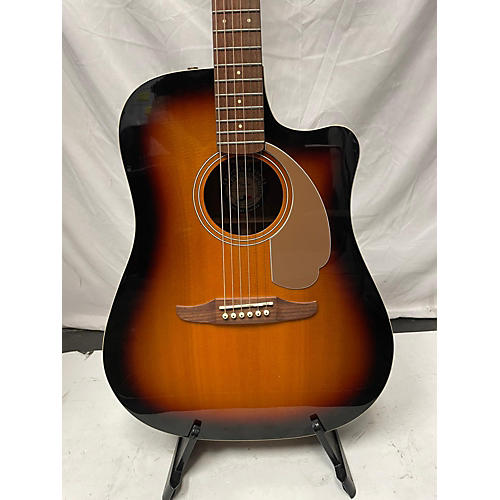 Fender Used Fender Redondo Sun Acoustic Electric Guitar 2 Tone Sunburst