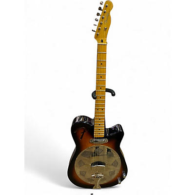 Used Fender Reso Tele Sunburst Resonator Guitar
