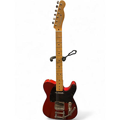 Used Fender Road Worn 1950S Telecaster Candy Apple Red Solid Body Electric Guitar
