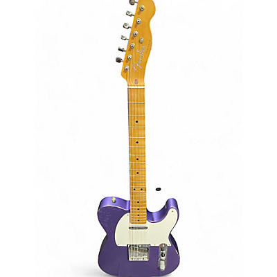 Fender Used Fender Road Worn 1950S Telecaster Purple Metallic Solid Body Electric Guitar