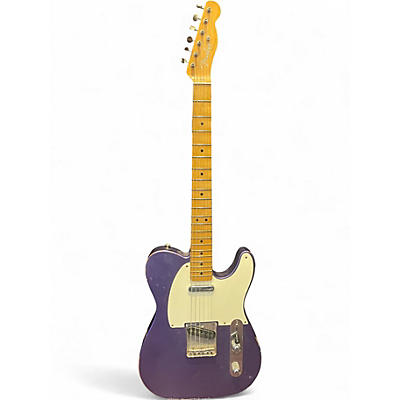 Used Fender Road Worn 1950S Telecaster Purple Solid Body Electric Guitar